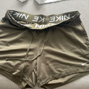 Nike Khaki Green Sports Shorts